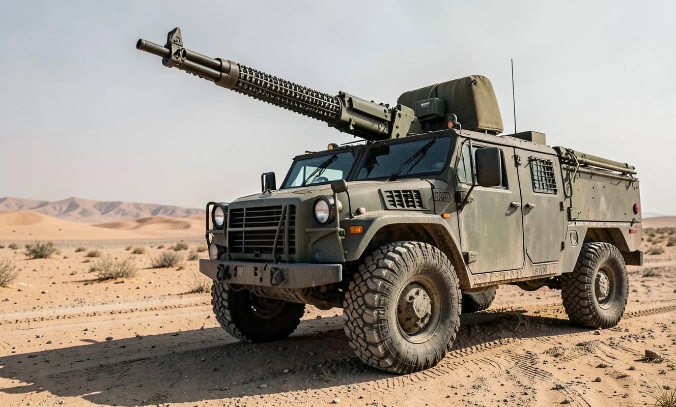 M230LF Bushmaster:2種類の弾丸をワンタッチで切り替えるデュアルフィードシステム
