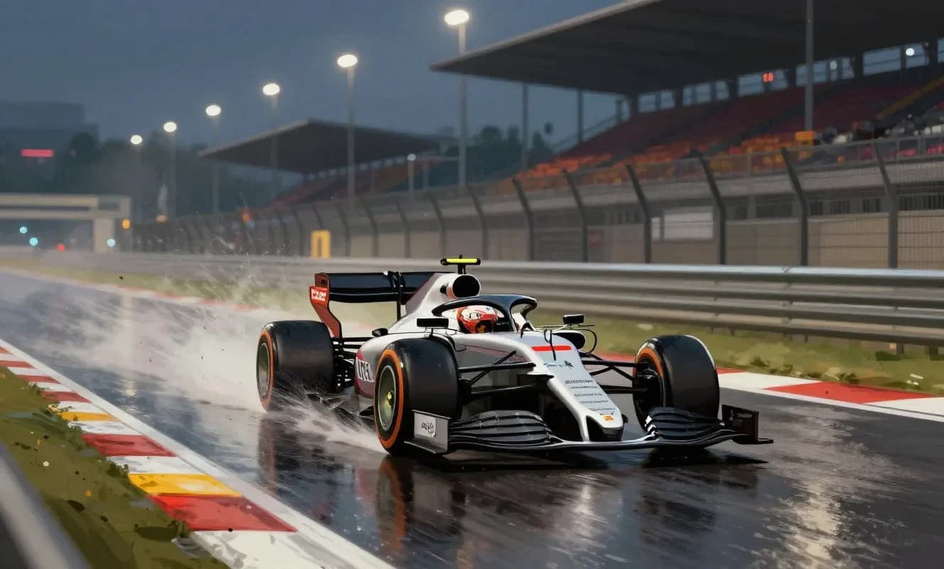Verstappen, yağmurlu Singapur Sprint'ini kazandı; Russell liderken çarptı