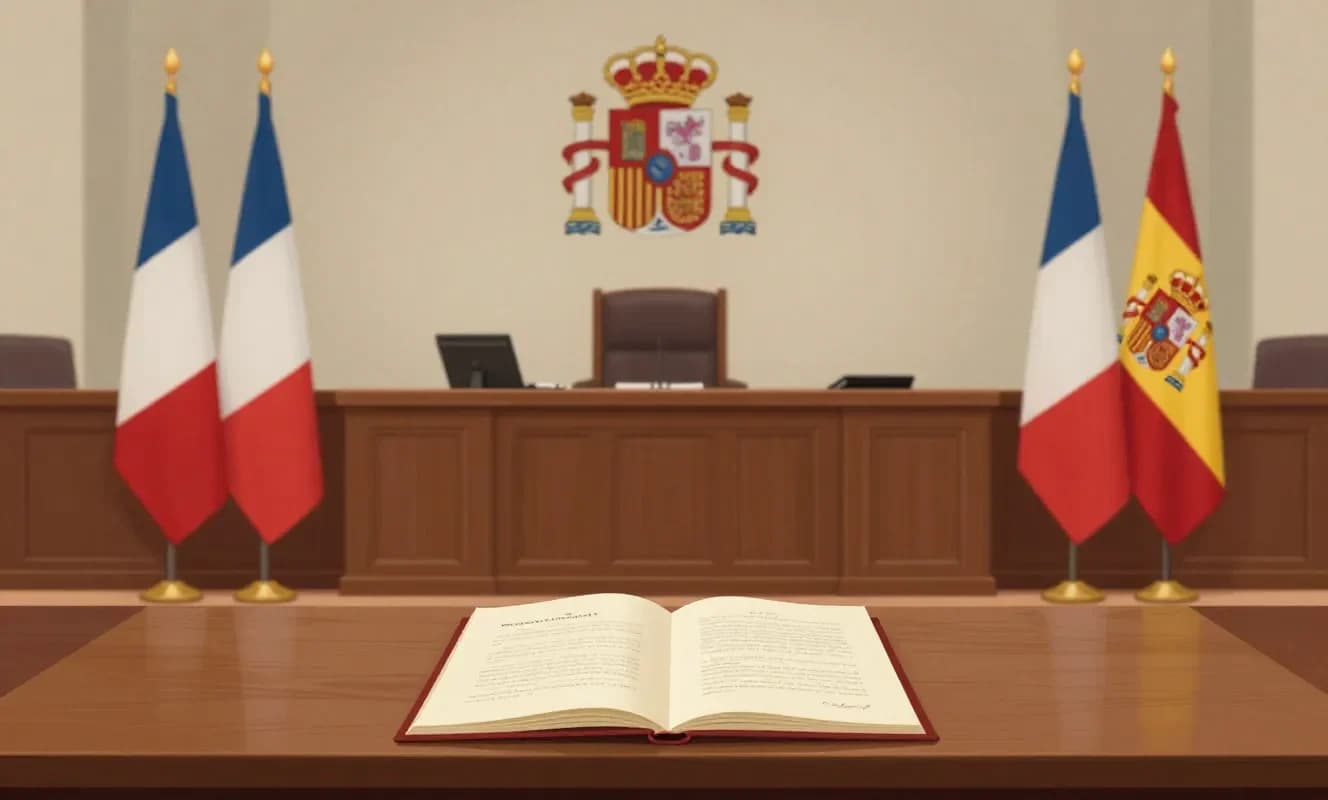 Anayasa Mahkemesi İspanya-Fransa Dostluk Antlaşması'nı inceleyecek, rapor olumlu