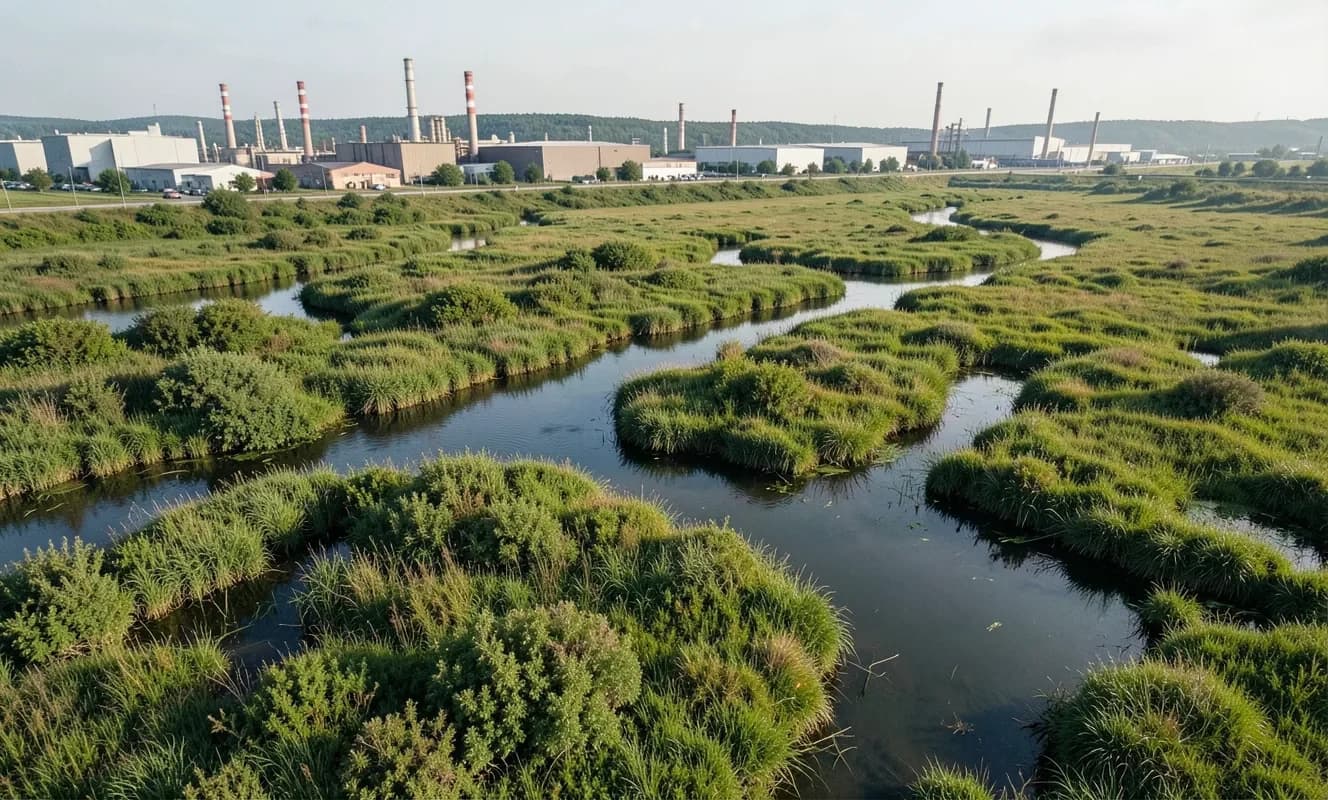 表層改良湿地が下水処理場の温室効果ガス排出量を削減
