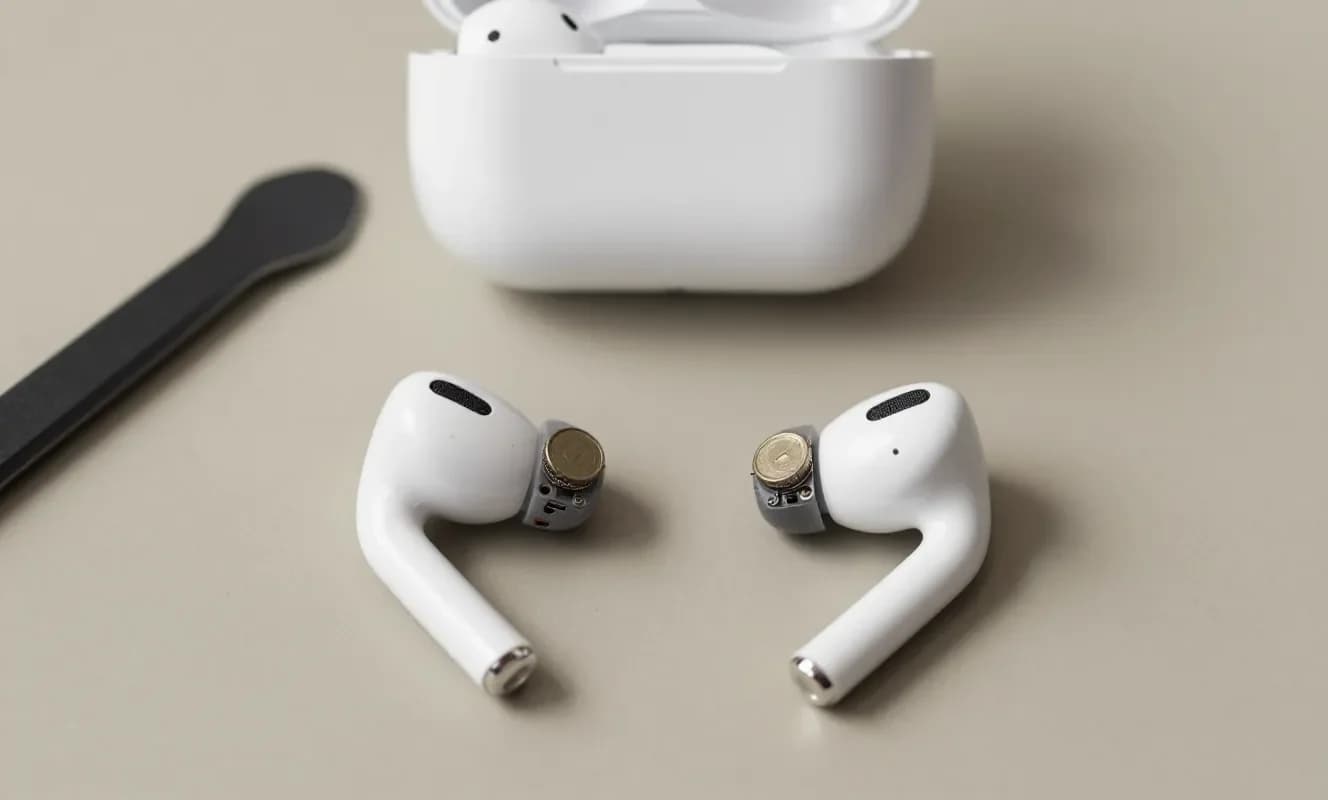 Apple AirPods 5.ª generación: cambio de pila posible, iFixit da 2/10
