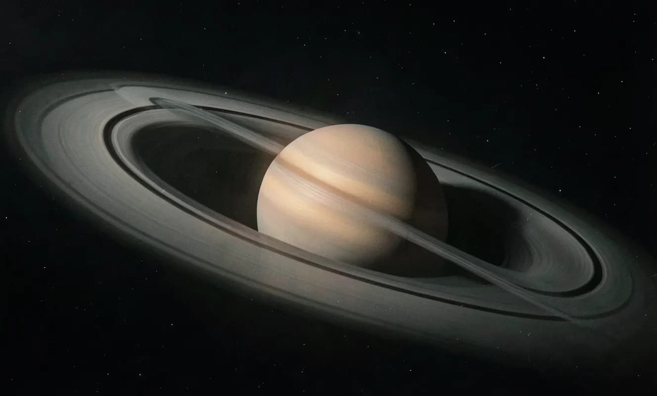 Gece y gündüz en el anillo B de Saturno: un lapso de tiempo de 2 horas