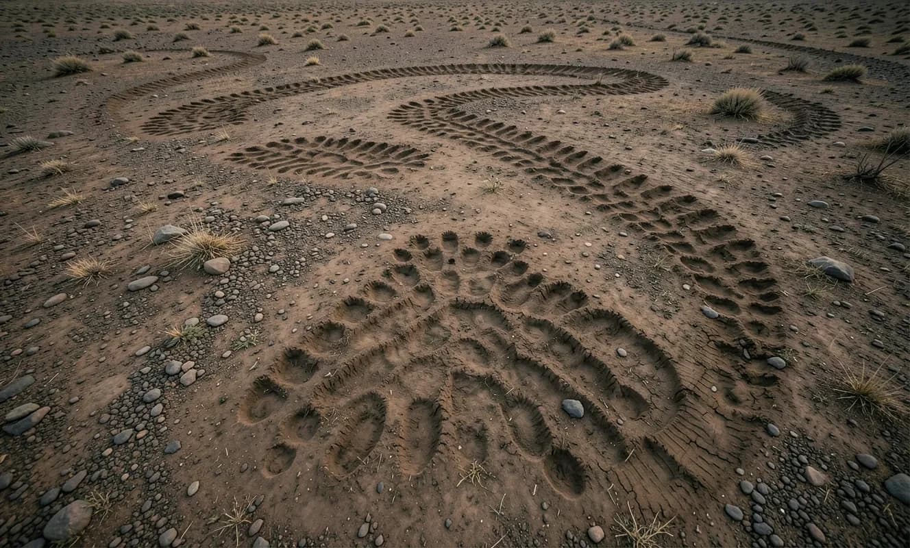 150万年前の巨大恐竜の足跡、歩行に奇妙な特徴を示す