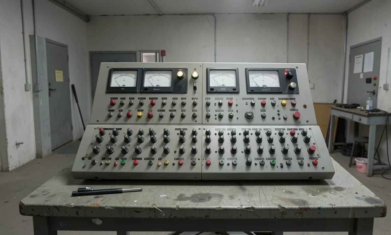 Sovyet ES-4001 ana bilgisayar kontrol paneli restorasyonu