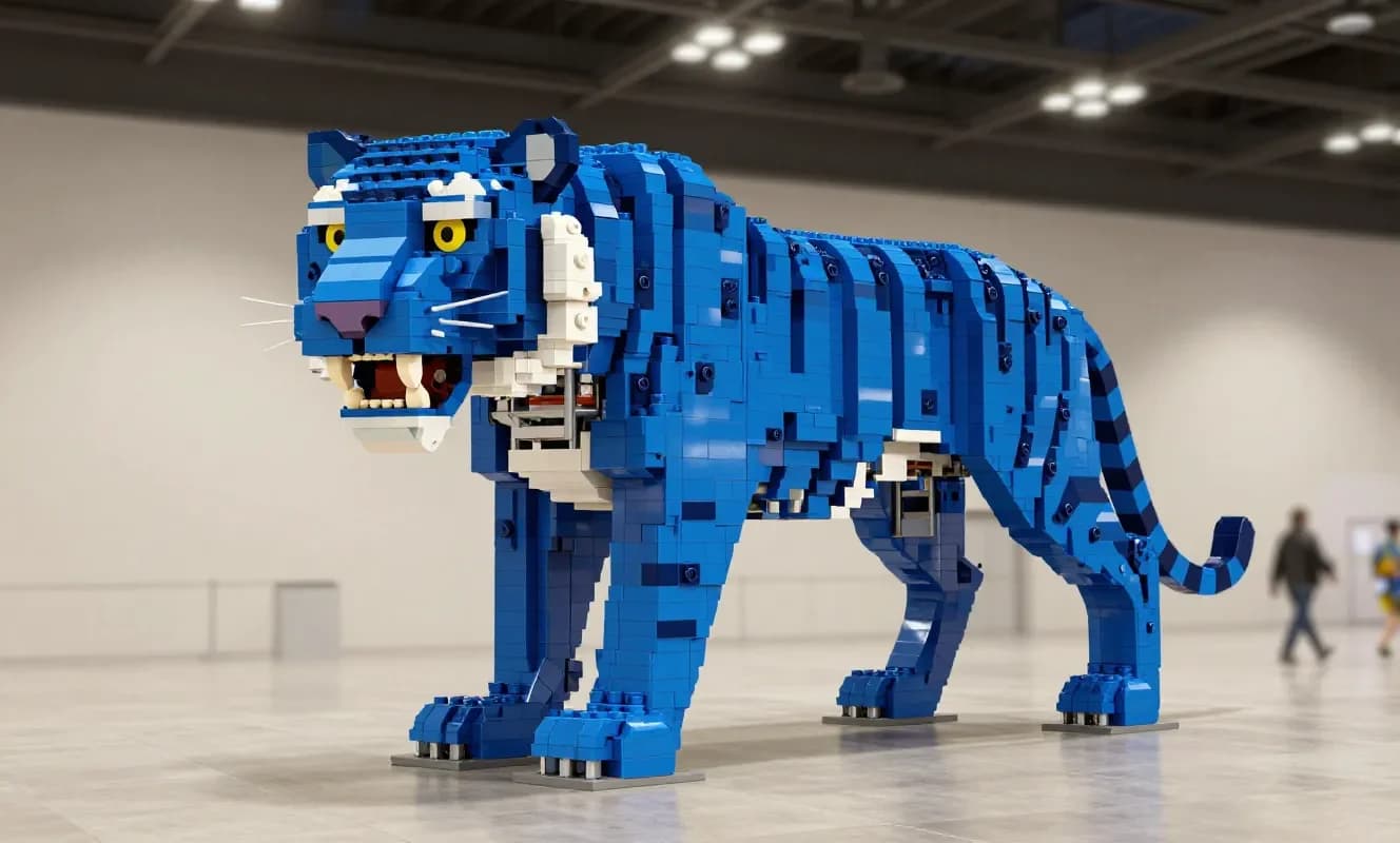 LEGO World 2026'da 37.000 parçayla Derpy heykeli sergilendi