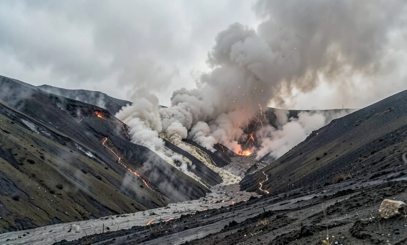 Erupción del Volcán Fuego: 1700 personas evacuadas