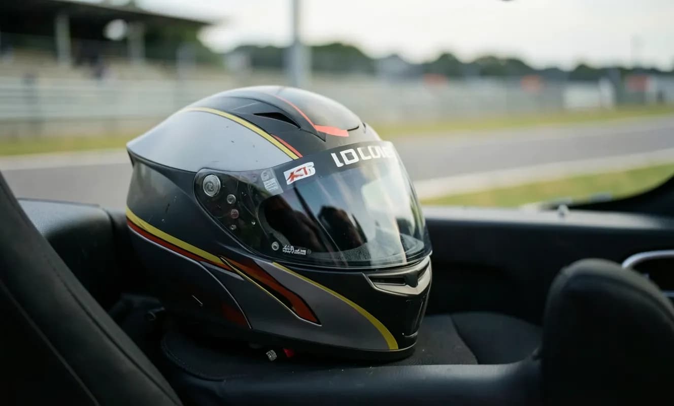 ¿Se pueden utilizar cascos de motocicleta en carreras de coches?
