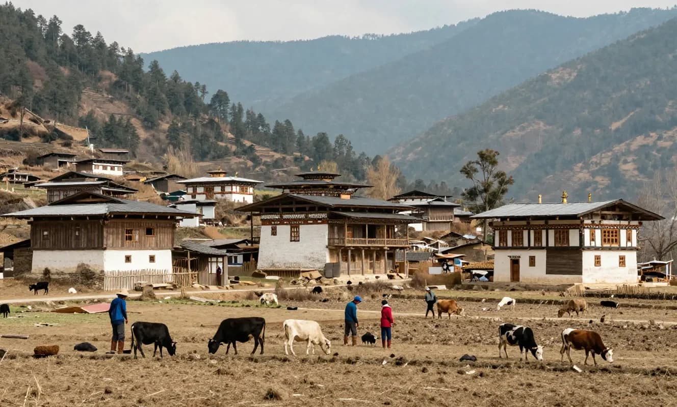 Bhutan'ın Mutluluk Filozofyası Tarımda Kökünü Buluyor