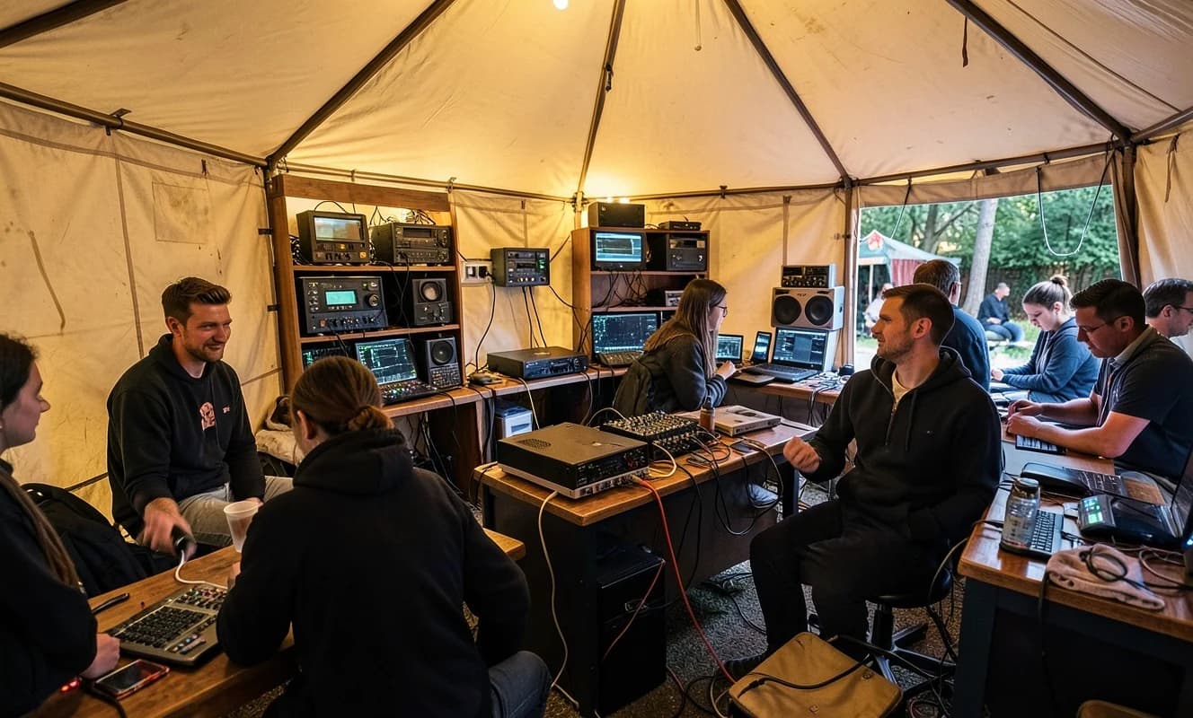 BornHack 2026'da Analoj Radyo Yayını: Hacker Kampında Yeni Bir Deneyim