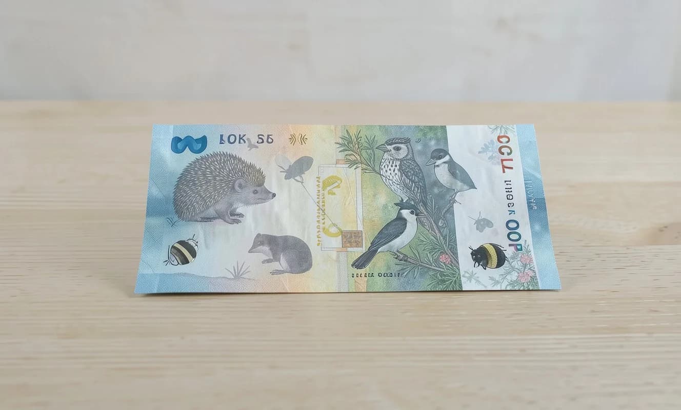 İngiltere Bankası yeni banknotlarda puffin, baykuş, hummel arısı ve kirpiyi kullanacak