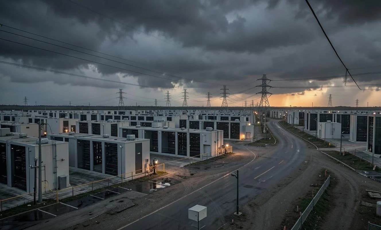 Centros de datos de IA sobrecargan la red eléctrica