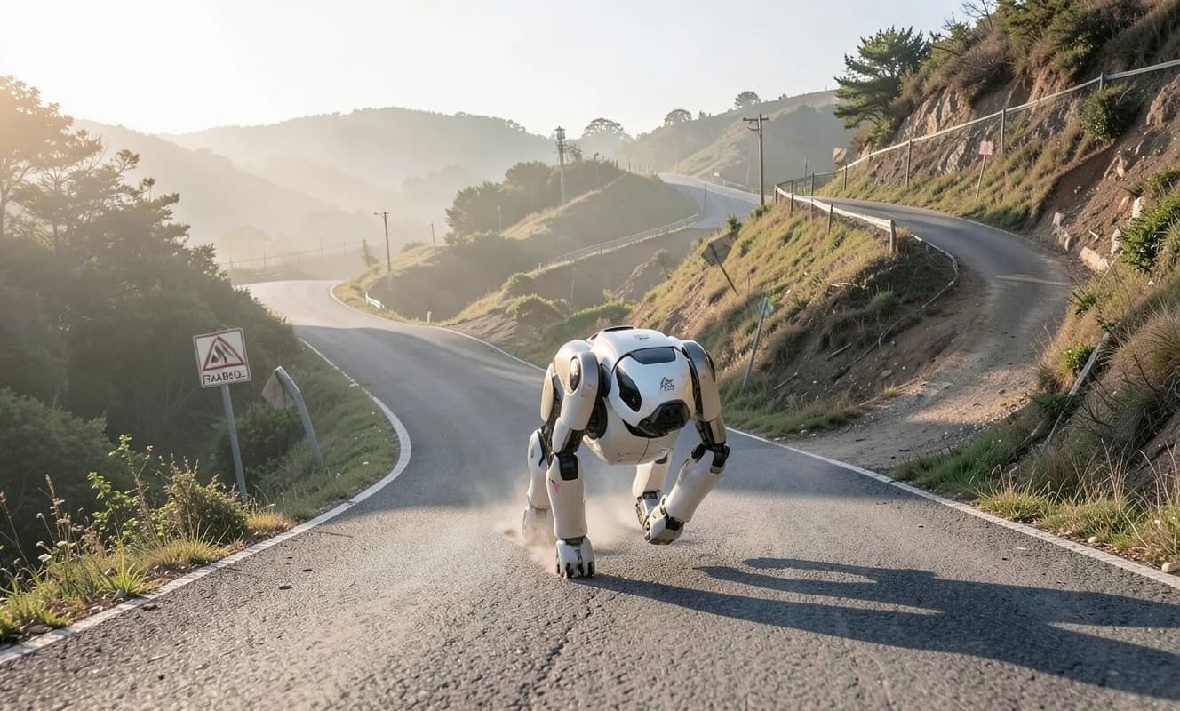 RAIBO2, 4 saat 19 dakikada maraton tamamlayarak ilk dörtlegged robot oldu