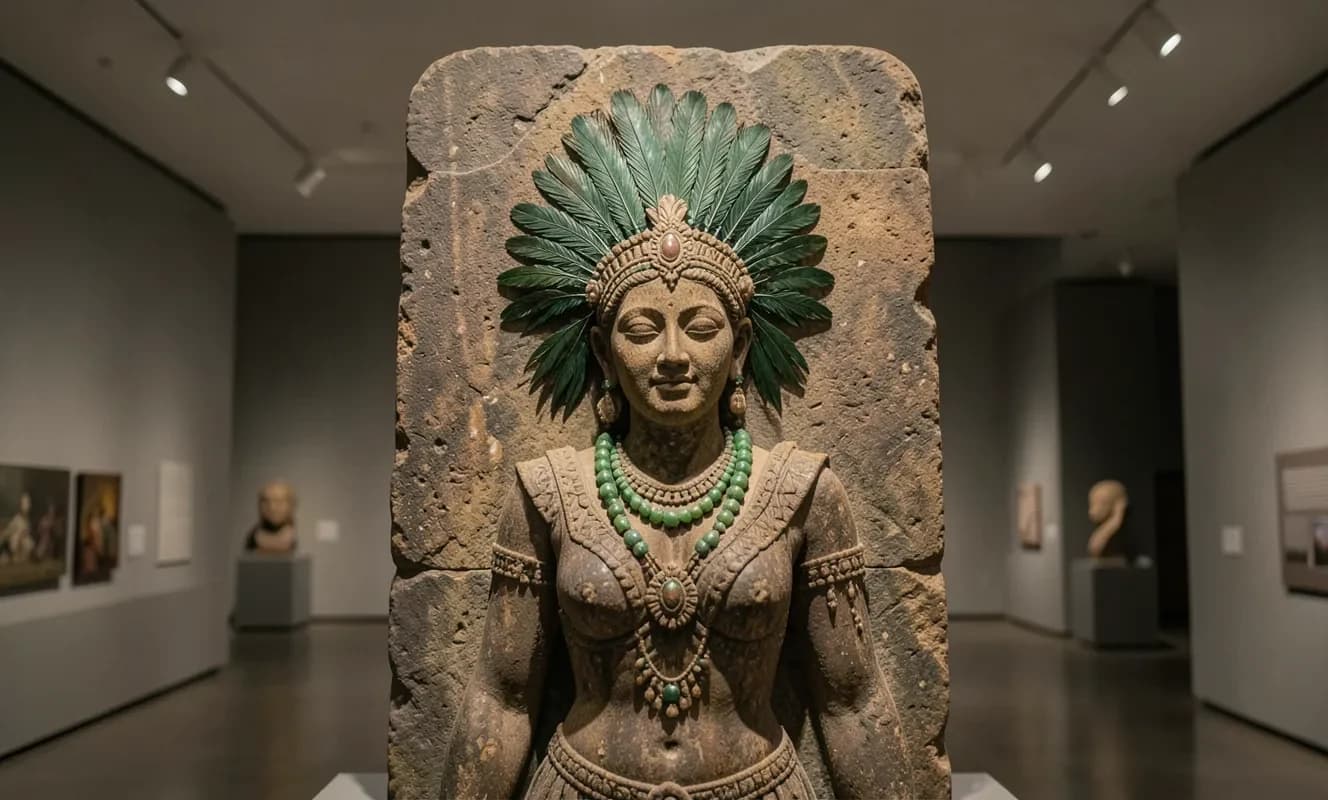 Cleveland Müzesi’nde 1,300 Yıllık Maya Kraliçesi Stela’sı Sergileniyor