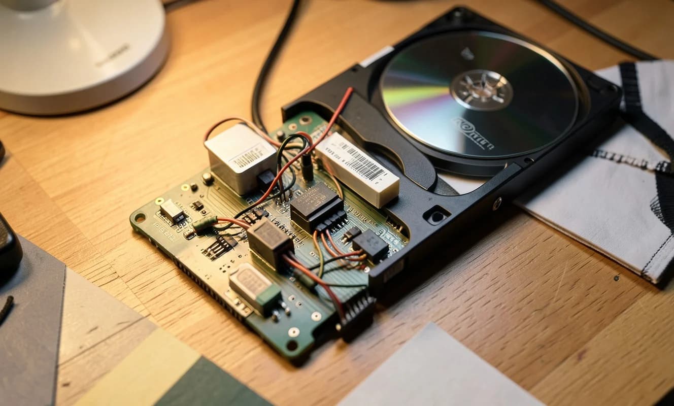 Giving the NES an Optical Data Storage Add-On