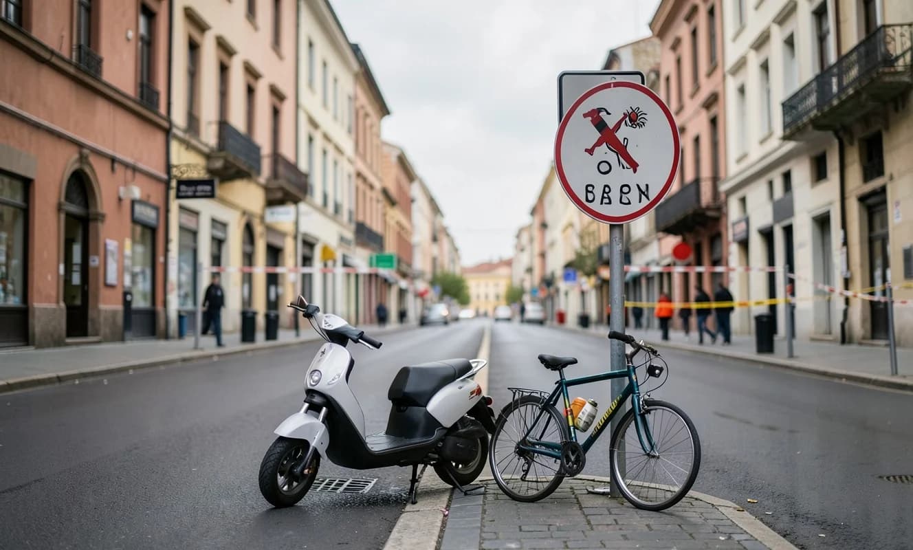 Pamplona'da elektrikli patinet ve bisiklet sürücülerine yeni trafik kuralları ihlali cezası kesilmeye başlandı