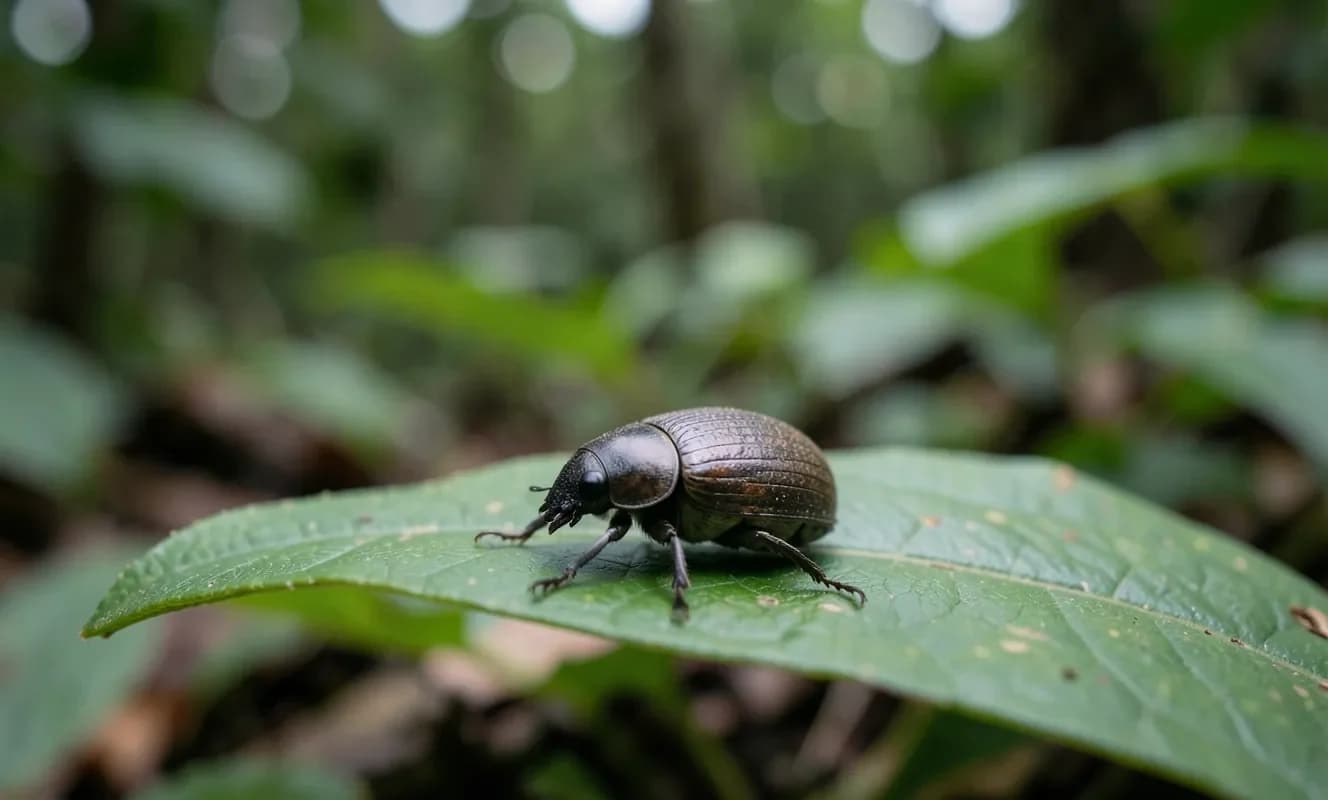 Singapur'da Biyolojik Çeşitlilik Hakkında Dung Böcekleri Bilgiler Sunuyor