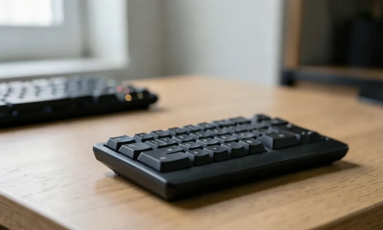 Keychron desarrolla un prototipo de mini teclado con micrófono para conversar con agentes de IA