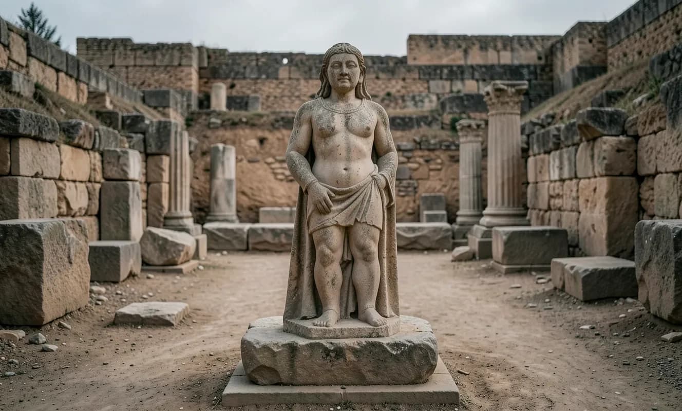 サルディスで2500年前の像が発見された