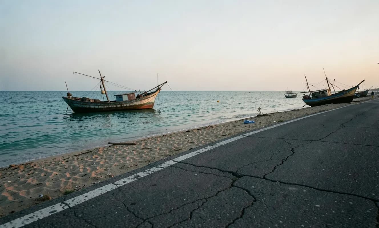 インドネシア沖でマグニチュード7.7の地震が発生、津波警報が発令された