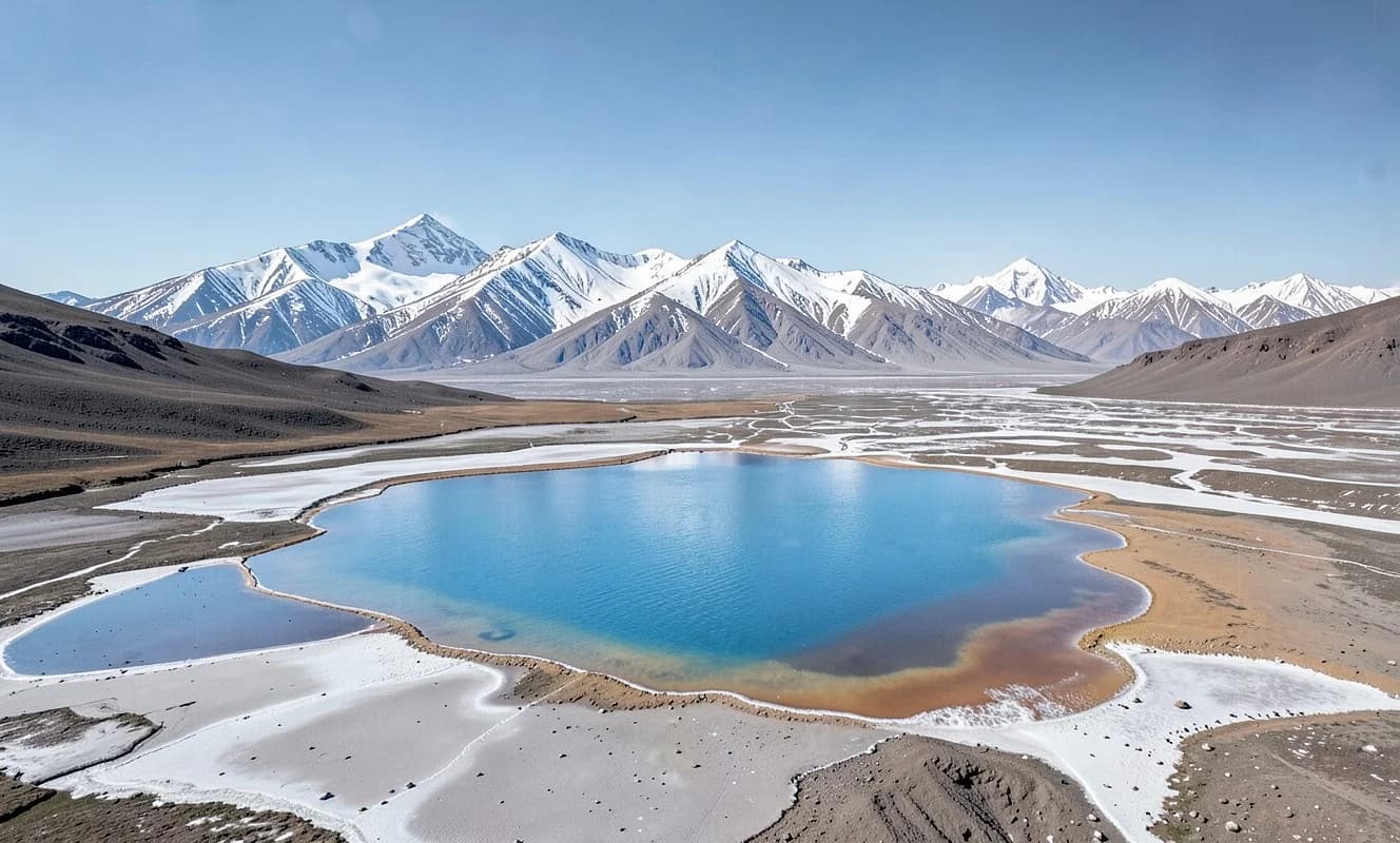 Copernicus Sentinel-2, Bolivya-Chili sınırındaki Laguna Colorada'yı 10 metre çözünürlükte çekti