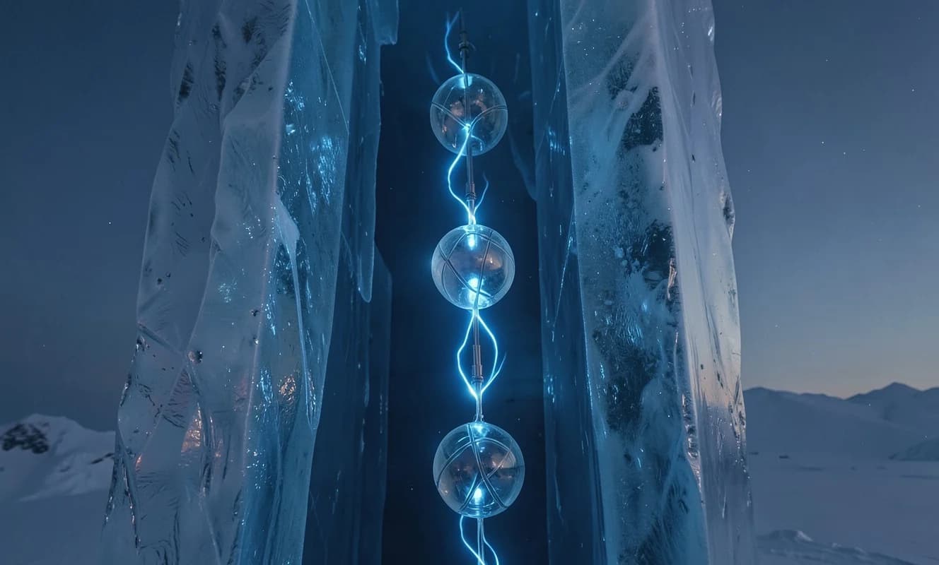 IceCube Neutrino Gözlemi: Güney Kutbu'nda buz deliklerine indirilen dedektörler kozmik nötronları yakalıyor