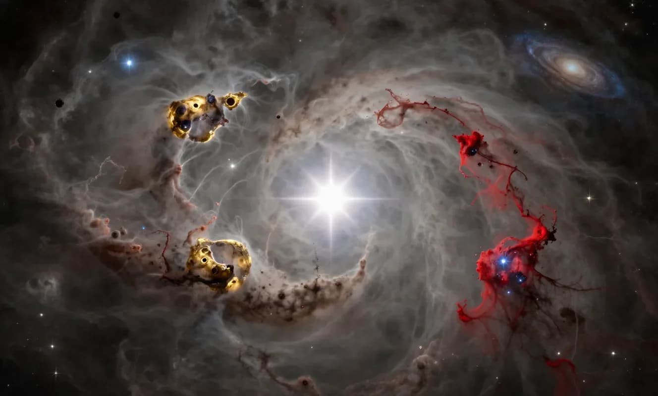 Webb Teleskopu, NGC 7129 Yıldız Doğuş Bölgesindeki Kaotik Yapıları Gözler Önüne Serdi