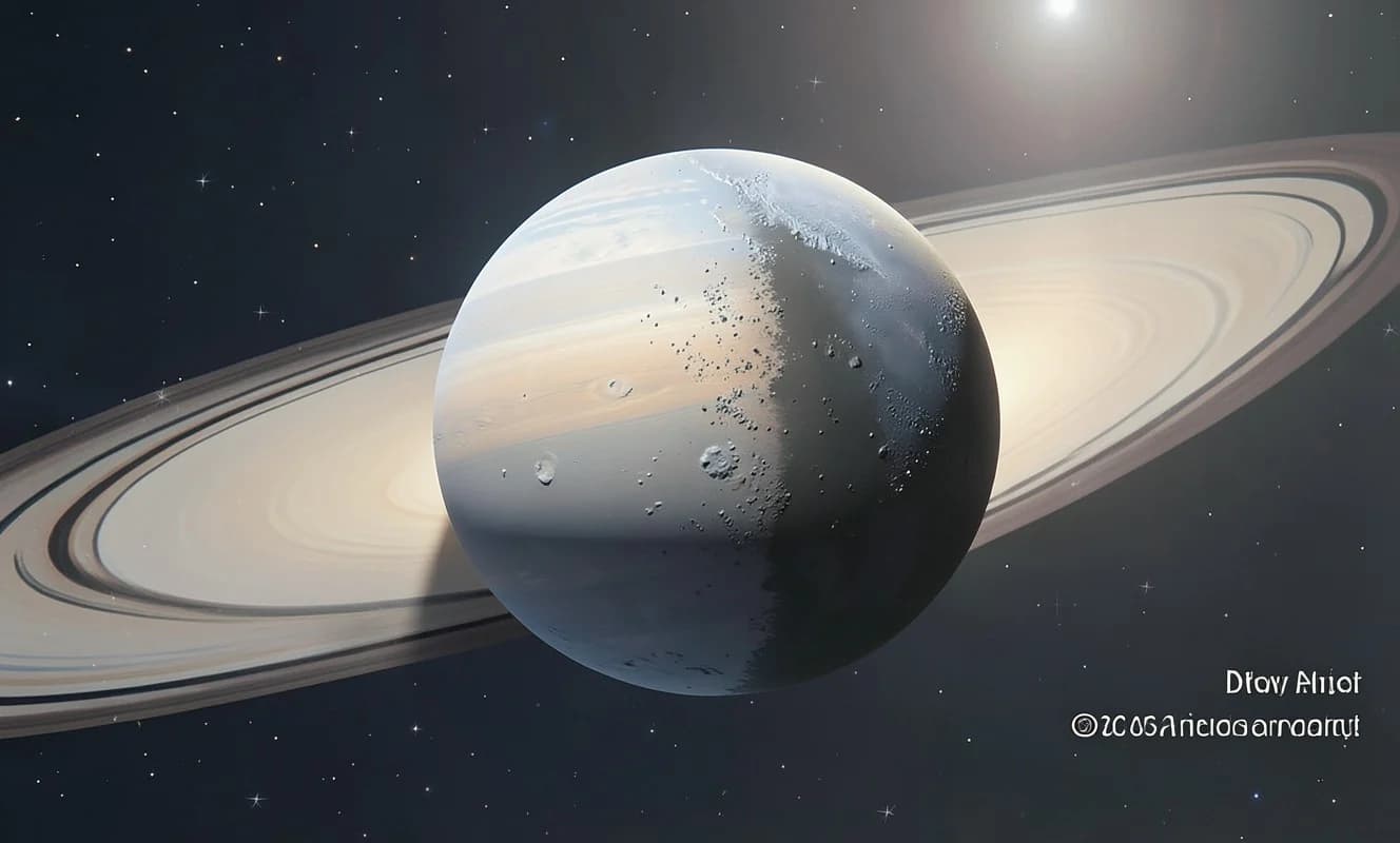 1671'de Giovanni Cassini, Saturn'un 'yin-yang' uydusu Iapetus'u keşfetti