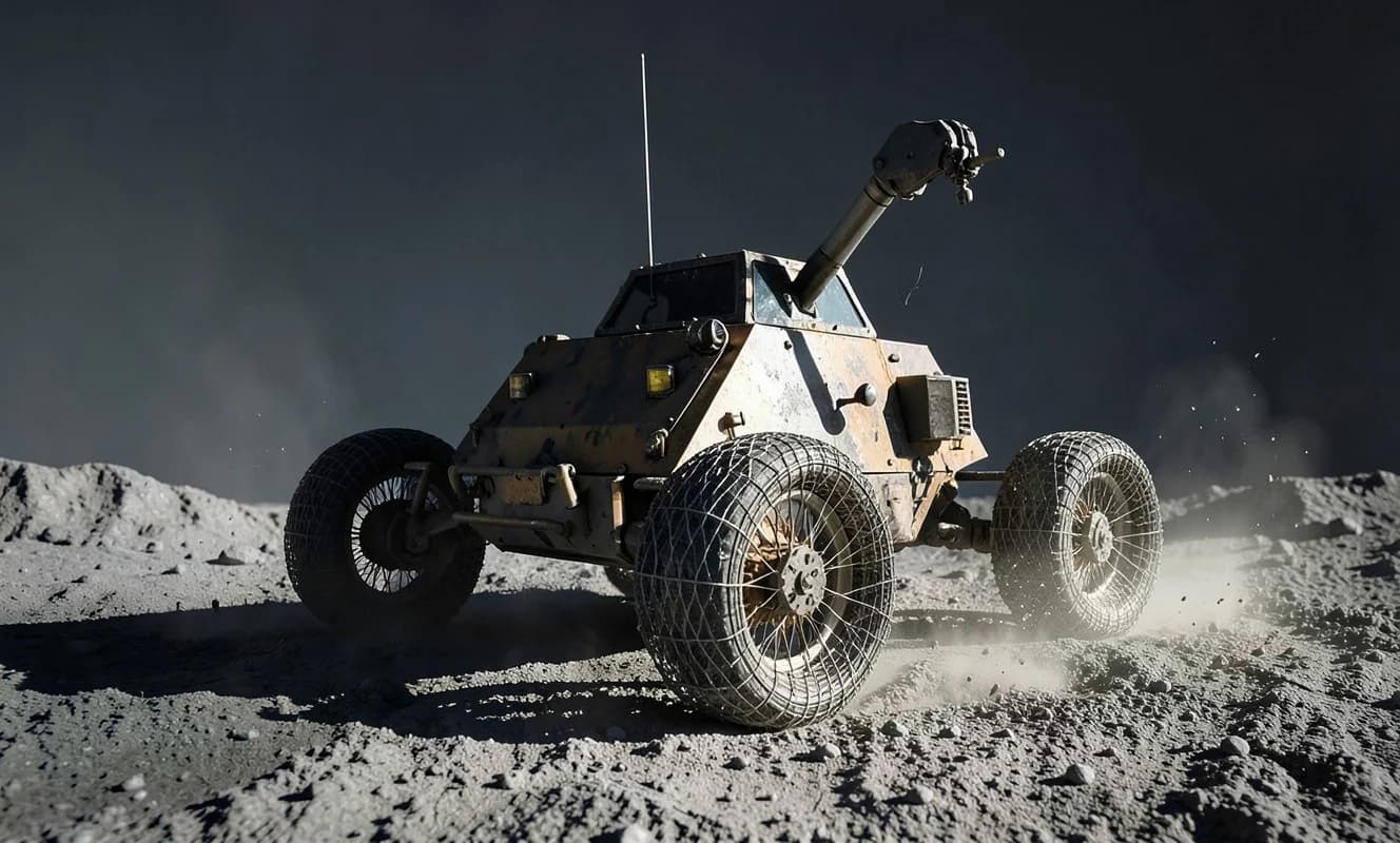 NASA Ay Aracı LTR Adayını Test Etti: 18,6 km/s Hızında Ay Kutbuna Yolculuk