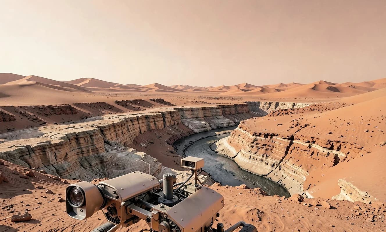 NASA Perseverance, Mars'taki Neretva Vallis'in 360 derece panoramasını çekti