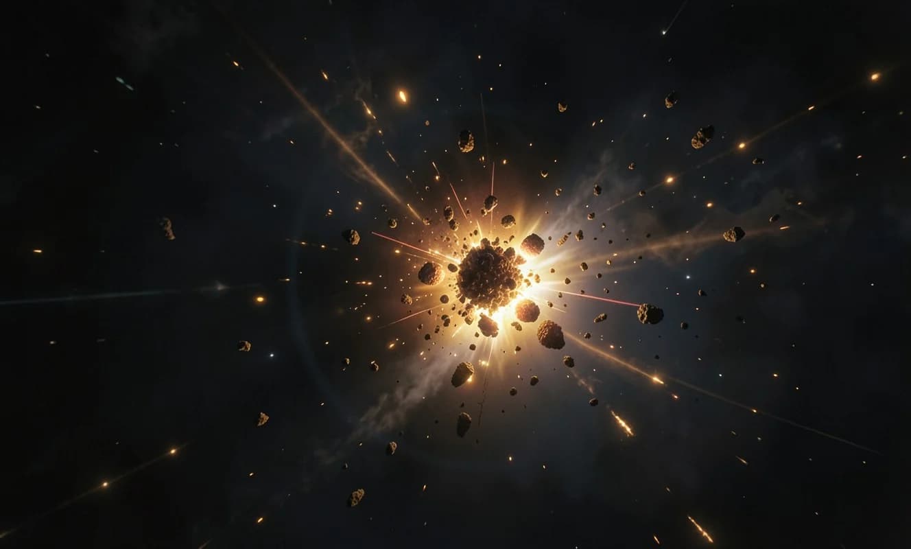 Las colisiones de estrellas de neutrones producen oro más lentamente de lo esperado