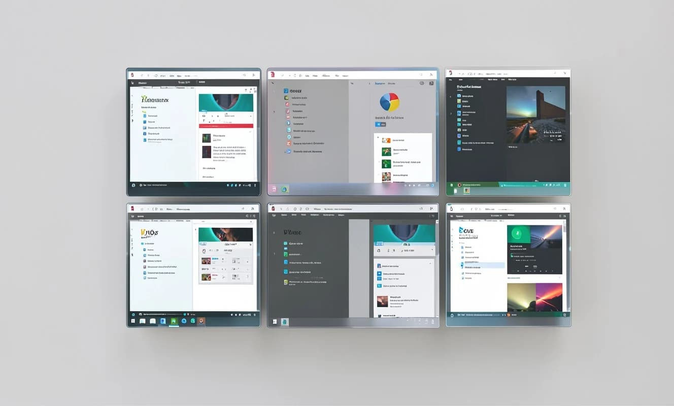KDE Plasma 6.8: Döşeli pencereler artık köşelerden düzgün birleşiyor