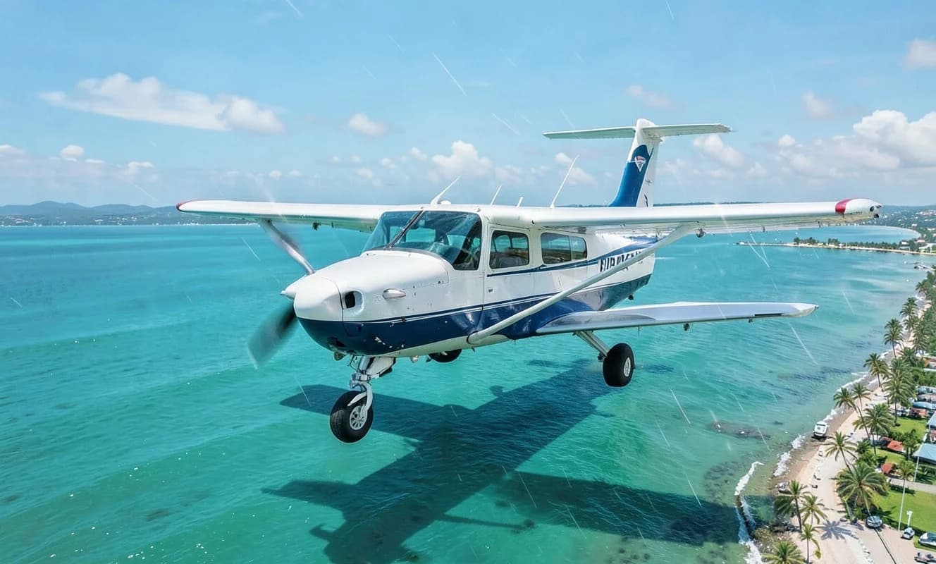 Yolcu pilotu kaybettiğinde Cessna'yı güvenle indirdi