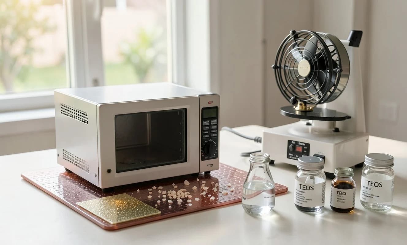 Mikrodalga fırınla evde fotovoltaik güneş hücresi yapımı gösterildi