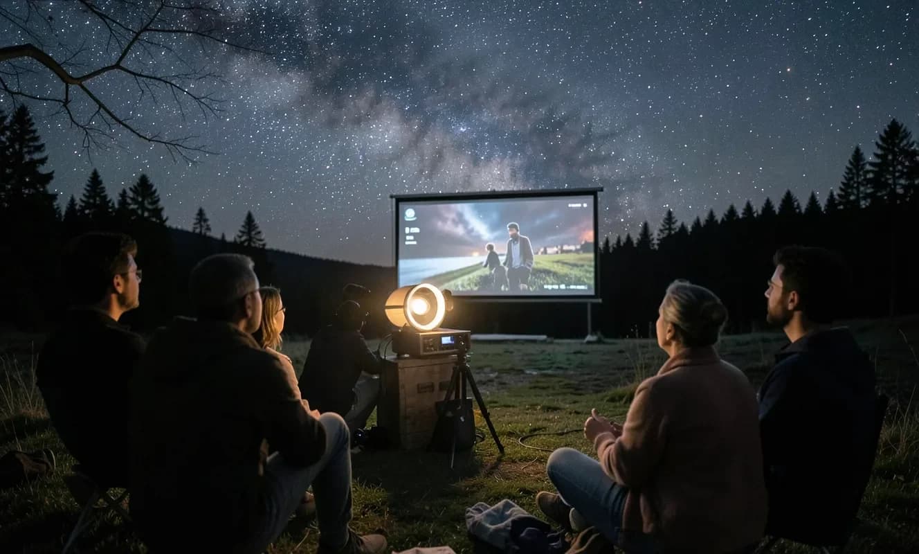 Proyectores para el aire libre: las mejores opciones para ver películas bajo las estrellas
