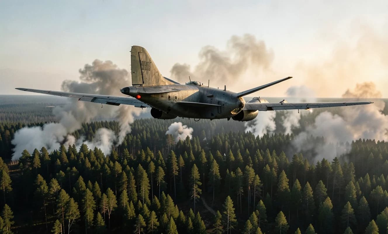 Airbus A400M ilk kez gerçek bir yangınla mücadelede kullanıldı