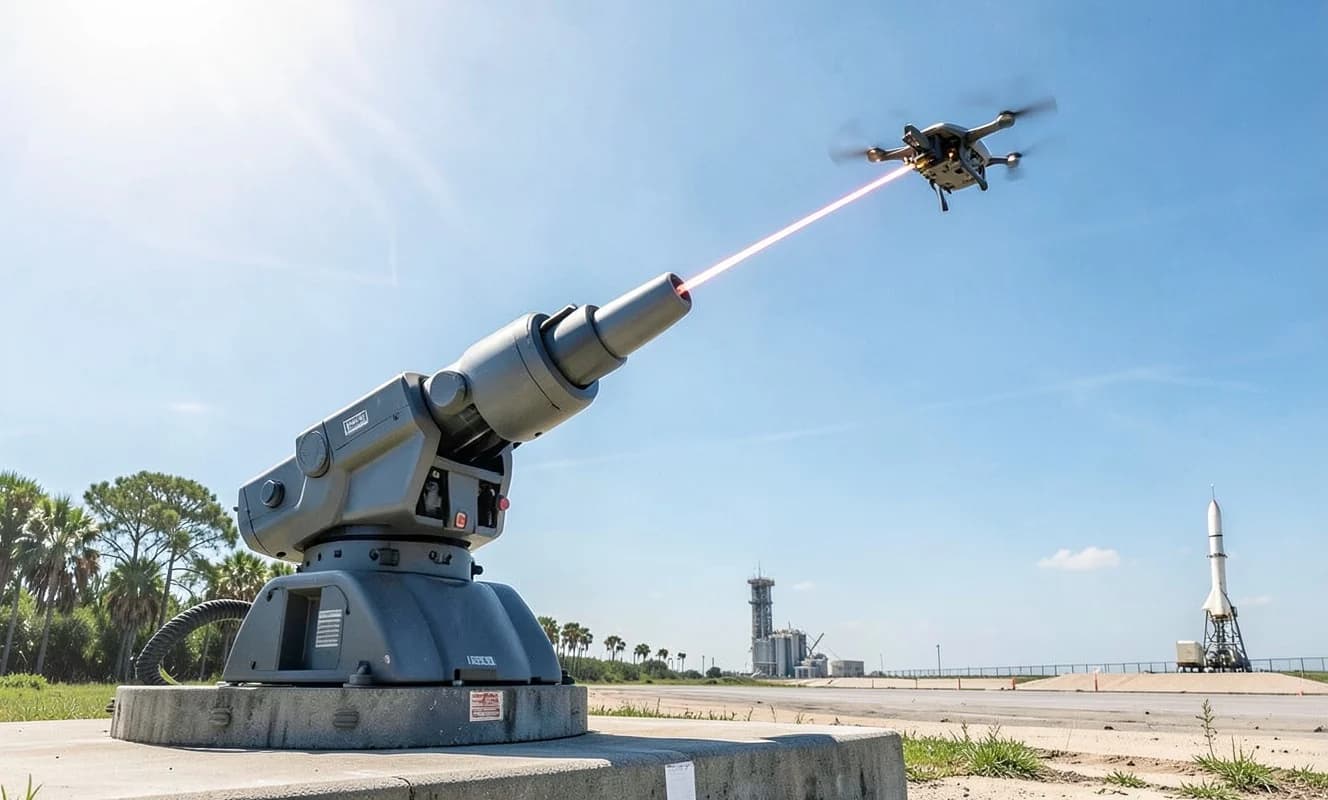 EE. UU., Cabo Cañaveral defenderá con armas láser: nuevo sistema contra drones no autorizados