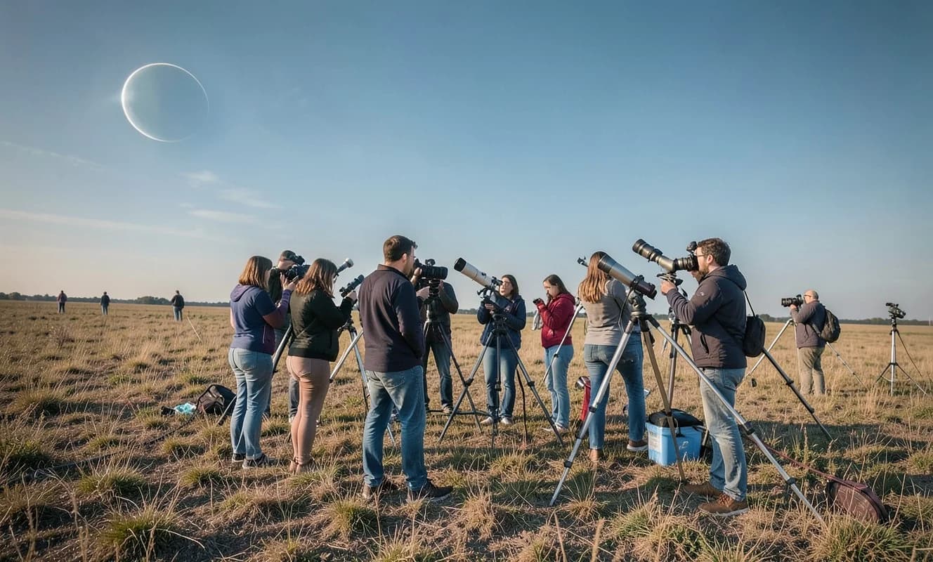 Amatör científicos intentarán resolver misterios del Sol durante el eclipse solar
