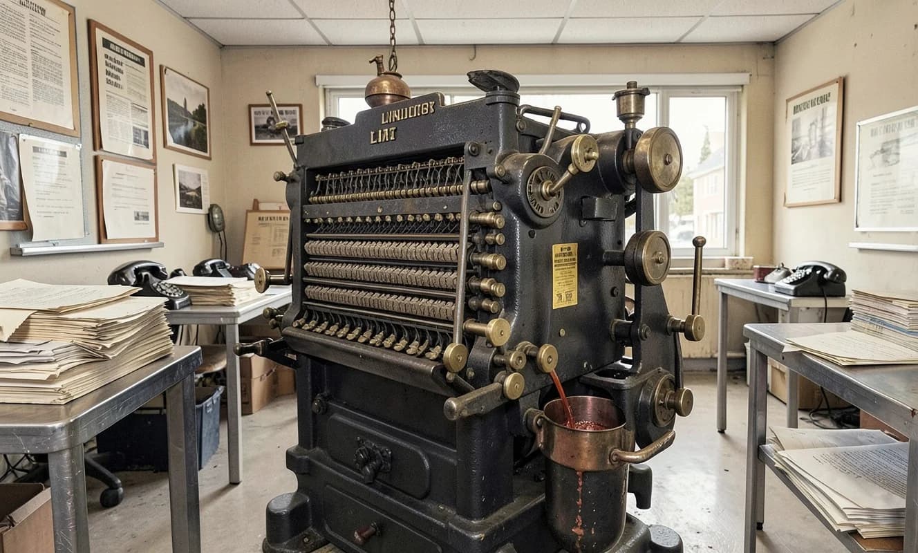 Danny Boyle'un 'Ink' Filmi, 1969 The Sun Gazetesini İşleyen Linotype Makineleriyle Canlandırıyor