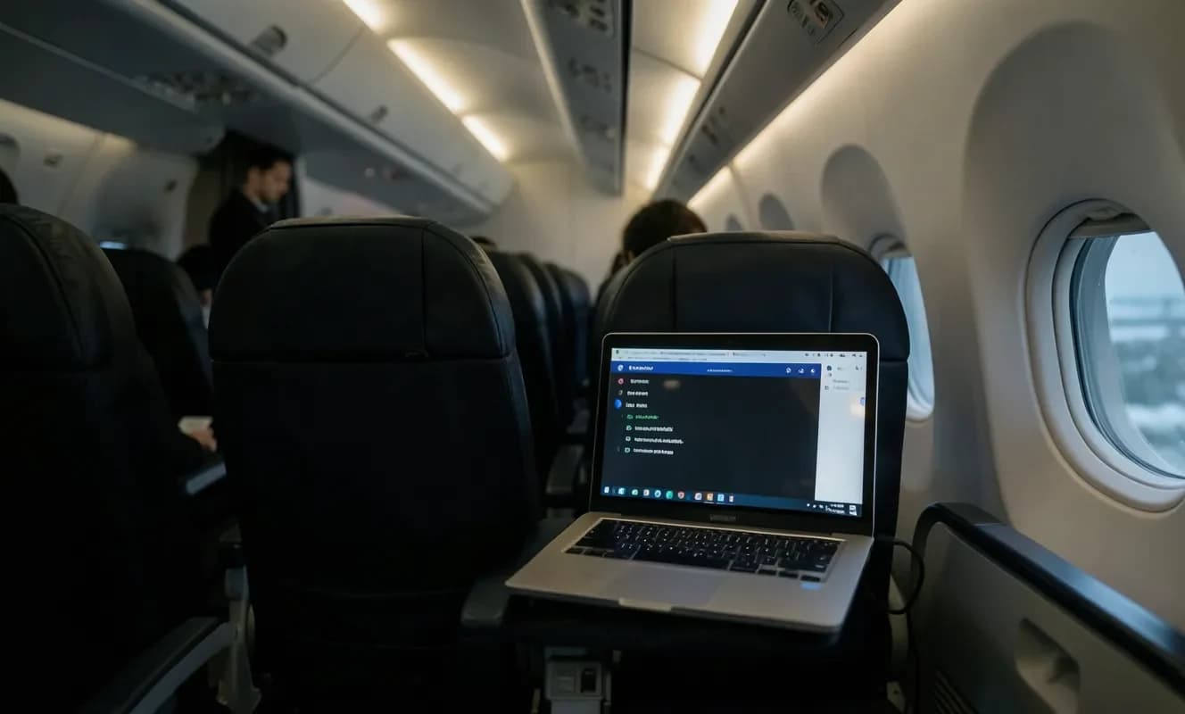 Delta uçağında sahte Wi-Fi ağı kuran yolcu soruşturuluyor