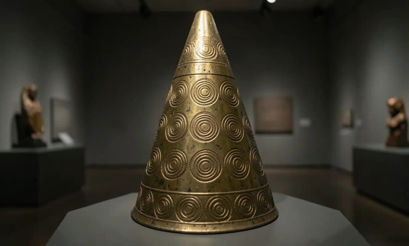 ベルリンの黄金の帽子:太陽・月・月食を追跡する3000年前の儀式用の帽子