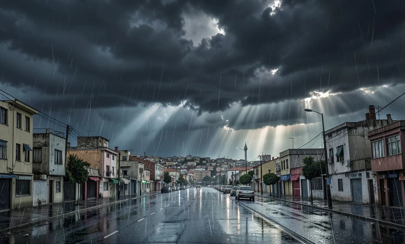 Meteoroloji Genel Müdürlüğü: Yeni hafta batıdan başlayarak şiddetli yağmur ve sel riski