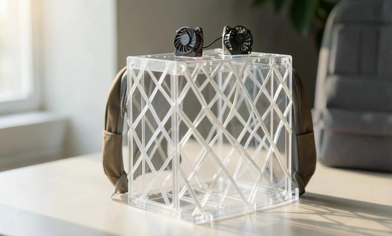 Sırtınızı Serin Tutmak İçin Fanlı 3D Baskılı Koruyucu Projesi