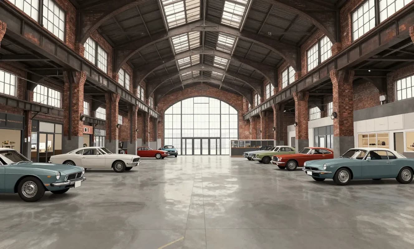 Almanya'da 'petrolhead'lerin cenneti: Classic Remise Düsseldorf ücretsiz ve herkese açık