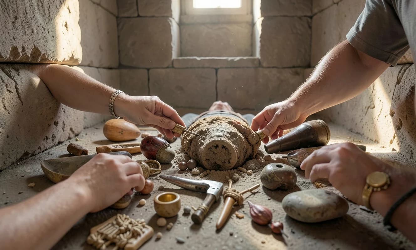 Mikenler Mezarlarını Bir Sahne Gibi Düzenliyordu