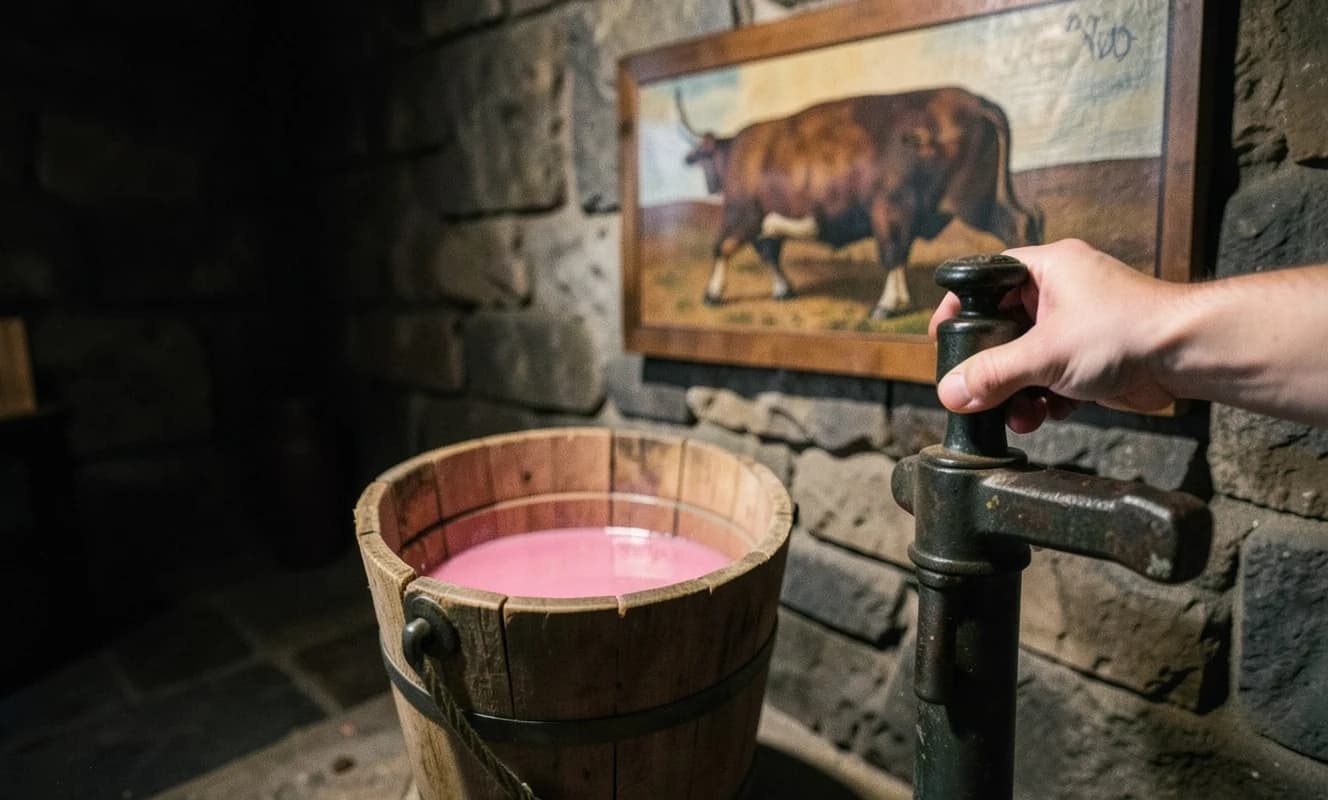 Cómo el cubo de estiércol de vaca rosa se convirtió en un elemento de The Immortal John Triptych
