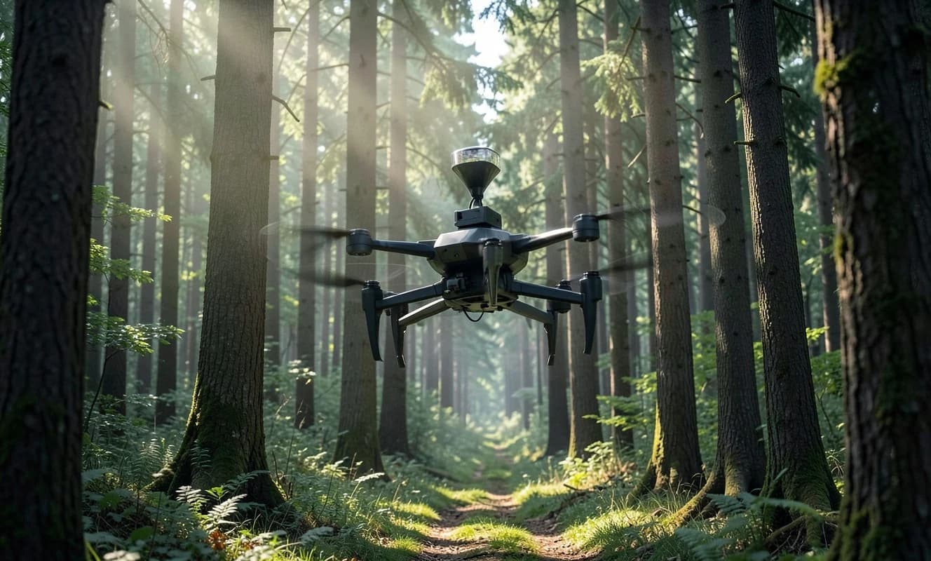 Purdue laboratuvarı, GPS olmadan orman içinde insan takip eden drone sergilemiştir