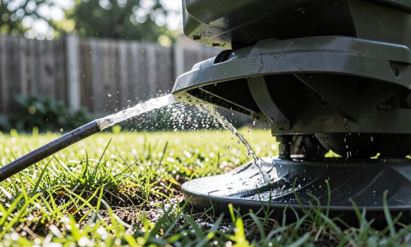 Riding Mower Temizliğinde Hortum Kullanımı: Alt Deck’e Sınırlı Su Püskürtme