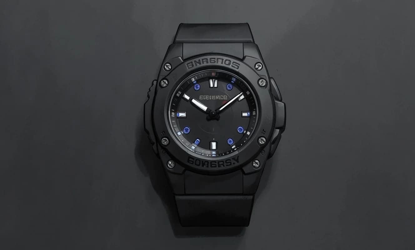 G-SHOCK, laboratuvar yetiştirilmiş mavi safir detaylı tam siyah modelini duyurdu