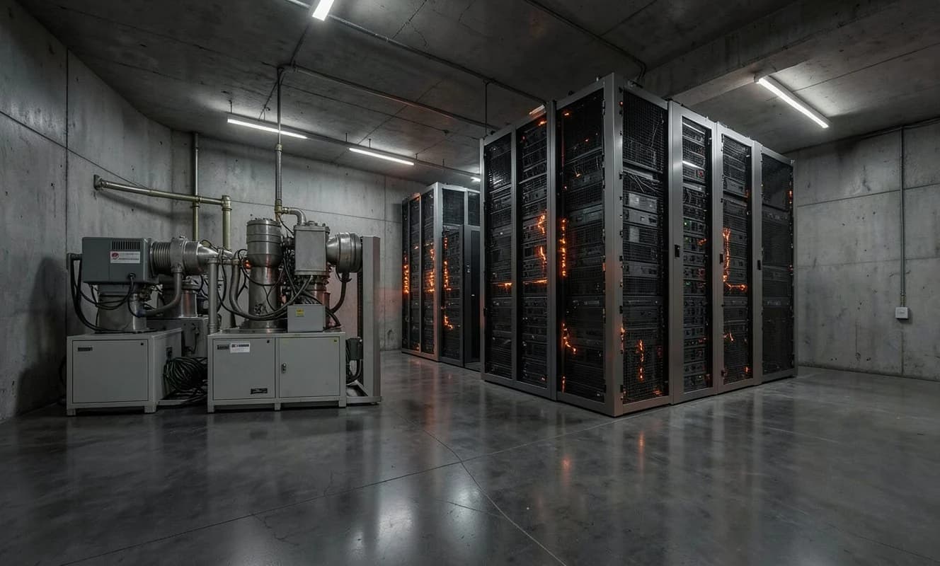 Sistema híbrido de energía probado para centros de datos con amoníaco y gas natural
