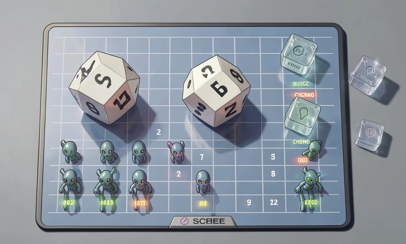 Dicevaders: Zar atışlarını yöneterek uzay istilasını gerçekleştiren roguelike deckbuilder